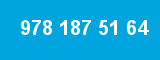 978 187 51 64 978 187 51 64